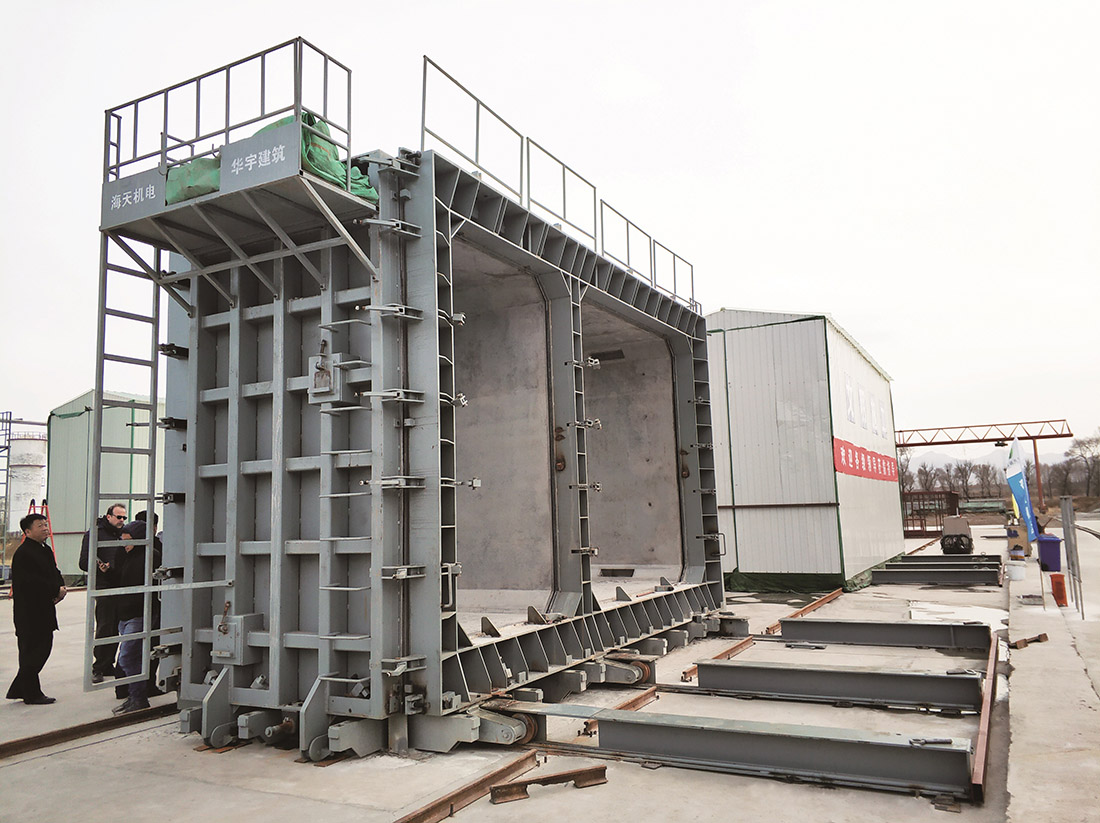 Moule de galerie de tuyaux préfabriqués