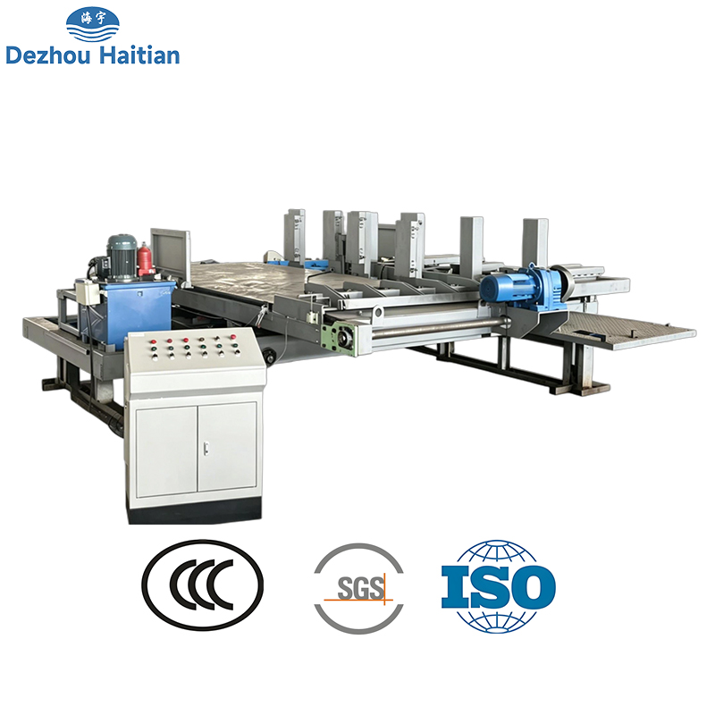 Máquina de virar painéis de parede em betão