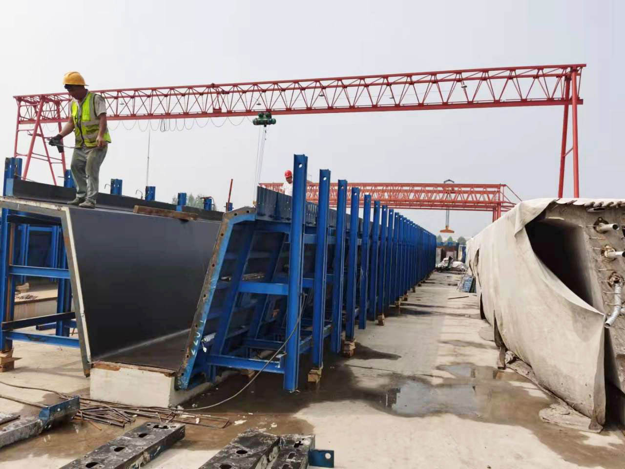 Molde de viga de cajón