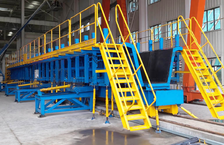 Molde de puente de viga de caja