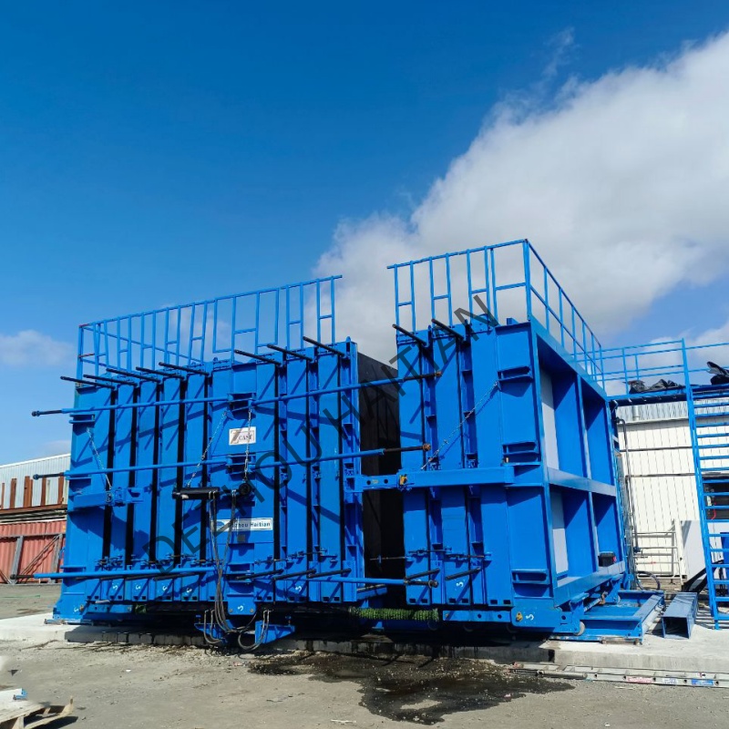 قوالب عمودية كبيرة لألواح الجدران الخرسانية الجاهزة