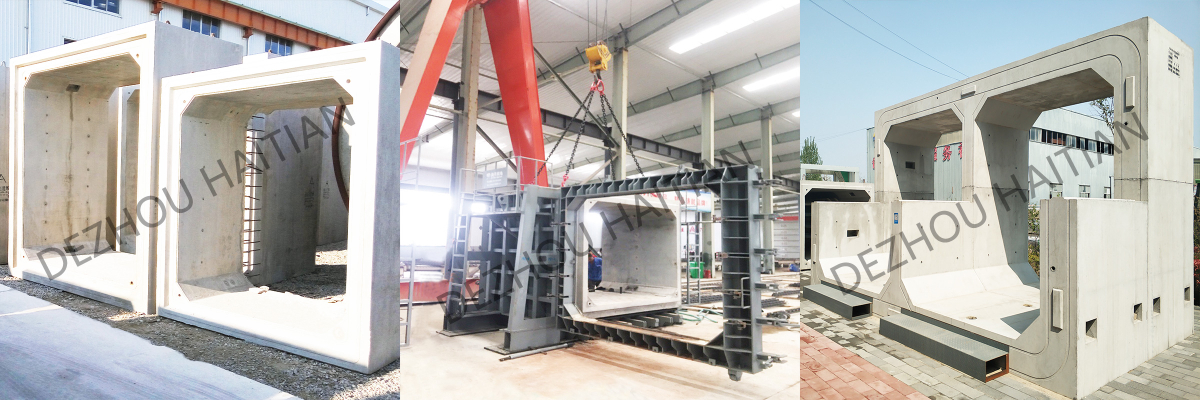 Moule pour ponceau en béton préfabriqué