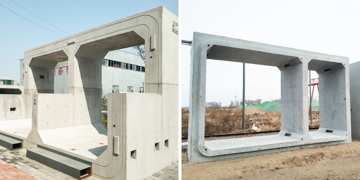 Moule de galerie de tuyaux préfabriqués