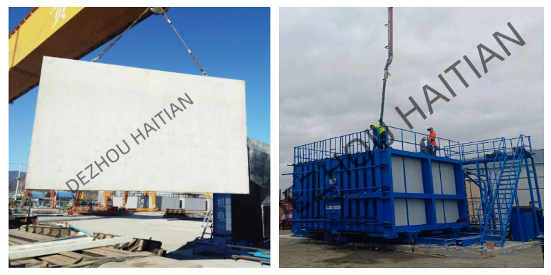 แบบหล่อแนวตั้งขนาดใหญ่สำหรับแผงผนังคอนกรีตสำเร็จรูป